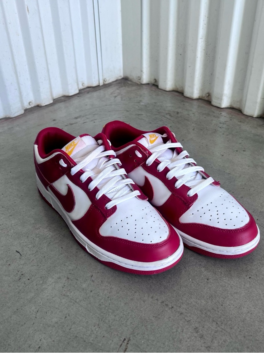 Nike Dunk Low Gym Red Size 10 No Box